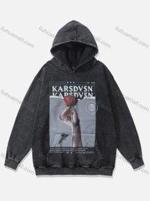 Wholesale Men's Fashion 100%Cotton Graphic Distressed Long Sleeve Hoodie Pullover Sweatshirt SML41#, LIUHUA CLOTHING WHOLESALE