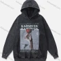 Wholesale Men's Fashion 100%Cotton Graphic Distressed Long Sleeve Hoodie Pullover Sweatshirt SML41# preview
