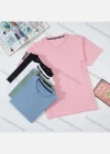Wholesale Men's Casual Plain Round Neck Short Sleeve Tee - Liuhuamall