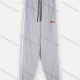 Wholesale Men's Casual Plain Label Striped Trim Drawstring Pocket Elastic Waist Sweatpants AB-01# Gray Clothing Wholesale Market Liuhua