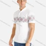 Wholesale Men's Folkloric Print Short Sleeve Casual Polo Shirt preview