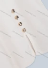 Wholesale Women's Casual Short Sleeve Pendant Button Decor Split Side Knit Tops - Liuhuamall
