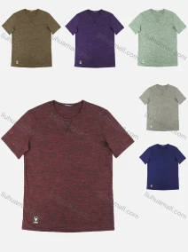 Wholesale Men's 100%Cotton Sporty Crew Neck Short Sleeve Space Dye Sports T-shirt MS007#, LIUHUA CLOTHING WHOLESALE