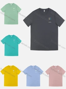 Wholesale Men's Casual Short Sleeve Crew Neck Letter Print T-shirt MS009#, LIUHUA CLOTHING WHOLESALE