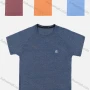 Wholesale Men's Althetic Short Sleeve Crew Neck Letter Patches Label Plain T-shirts MS2020# preview