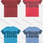 Wholesale Men's Casual 100%Cotton Short Sleeve Crew Neck Letter Graphic T-shirts MS2029# preview