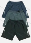 Wholesale Men's Performance Workout Letter Solid Athletic Shorts With Zip Pockets - Liuhuamall