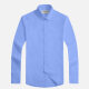 Men's Stand Collar Long Sleeve Button Down Plain Formal Shirt 17# Clothing Wholesale Market -LIUHUA