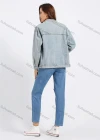 Wholesale Women's Fashion Ripped Distressed Patch Pocket High Waist Skinny Jeans - Liuhuamall