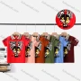 Wholesale Boy's Casual Letter & Cartoon Print Short Sleeve Modal Cotton Polo Shirt preview
