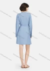 Wholesale Women's Lounge Plain Spaghetti Strap Cami Top & Shorts & Cardigan With Belt 3 Piece Pajamas Set A27# - Liuhuamall