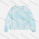 Wholesale Women's Tie Dye Button Front Long Sleeve Top & Drawstring Short Comfy Set Light Blue Guangzhou Clothing Wholesale Market & Suppliers -LIUHUAMALL