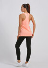 Wholesale Women's Sporty Plain Scoop Neck Quick-dry Breathable Reflective Stripes Racerback Tank Top W8004# - Liuhuamall