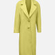 Women's Casual Plain Lapel Button Down Long Sleeve OverCoat 3# Clothing Wholesale Market -LIUHUA