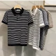 Wholesale Men's Casual Striped Short Sleeve Knit Slim Fit Polo Shirt Custom Color Guangzhou Clothing Wholesale Market & Suppliers -LIUHUAMALL