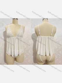 Wholesale Women's Sexy See Through Lace Chemise Lingerie & Brief Set, LIUHUA CLOTHING WHOLESALE