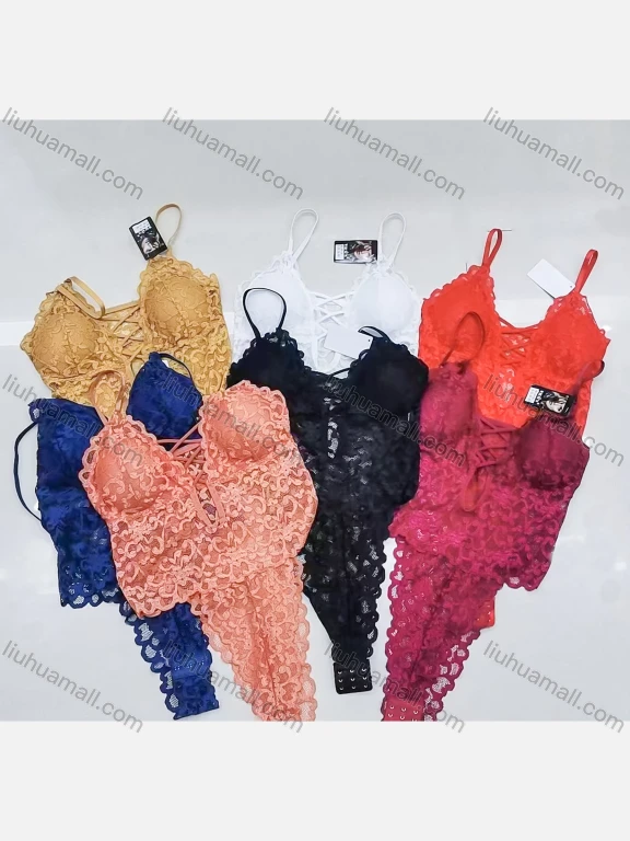 Wholesale Women's Sexy Lace One Piece Lingerie Bodysuit