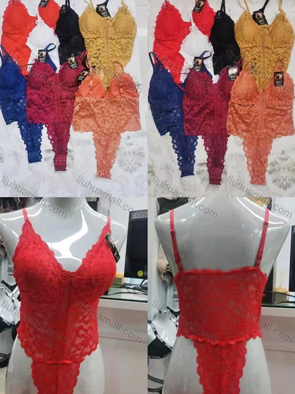 Wholesale Women's Sexy Lace One Piece Lingerie Bodysuit