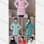 Wholesale Women's Casual Faux Fur Hood Long Sleeve Fleece Lined Zipper Plain Winter Quilted Coat preview