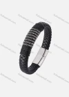 Wholesale Genuine Leather Stainless Steel Magnetic Buckle Bracelet SP0399# - Liuhuamall