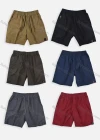 Wholesale Men's Casual Washed Plain Drawstring Side Pockets Shorts 20268# - Liuhuamall
