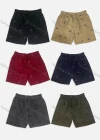Wholesale Men's Casual Washed Allover Print Drawstring Side Pockets Shorts 17613# - Liuhuamall