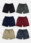 Wholesale Men's Casual Washed Allover Print Drawstring Side Pockets Shorts 8878# - Liuhuamall