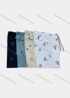 Wholesale Men's Vacation Letter Print Drawstring Flap Pockets Beach Shorts 532# - Liuhuamall