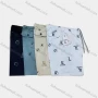 Wholesale Men's Vacation Letter Print Drawstring Flap Pockets Beach Shorts 532# preview