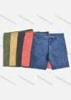 Wholesale Men's Casual Plain Allover Print Patch Pocket Shorts 813# - Liuhuamall