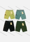 Wholesale Men's Casual Plain Zip Decor Multiple Pockets Shorts 9381# - Liuhuamall