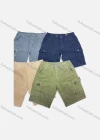 Wholesale Men's Casual Plain Multiple Pockets Shorts D-758# - Liuhuamall