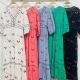 Wholesale Women's African Vintage V Neck Robe Short Sleeve Allover Print Long Dress White Clothing Wholesale Market Liuhua