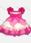 Wholesale Girls Lovely Sleeveless Tiered Flower Dress - Liuhuamall