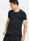 Wholesale Men's Athletic Camouflage Pattern Running T-shirts - Liuhuamall