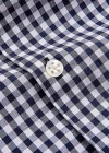 Wholesale Men's Formal Collared Long Sleeve Gingham Button Down Dress Shirts - Liuhuamall