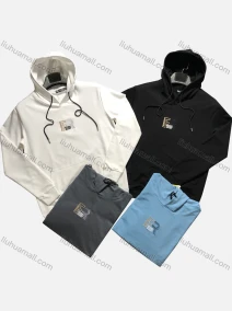 Wholesale Men's Casual Long Sleeve Letter Embroidery Drawstring Kangaroo Pocket Pullover Hoodie 8005#, LIUHUA CLOTHING WHOLESALE