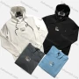 Wholesale Men's Casual Long Sleeve Letter Embroidery Drawstring Kangaroo Pocket Pullover Hoodie 8005# preview