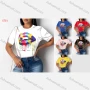 Wholesale Women's Casual Crew Neck Short Sleeve Lips Print T-Shirt 5751# preview
