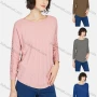 Wholesale Women's Causal Long Sleeve Hollow Out Plain Knit Sweater preview