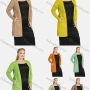 Wholesale Women's Casual Long Sleeve Pockets Spilt Side Plain Cardigan preview