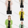 Wholesale Women's Casual Long Sleeve Pockets Knitted Plain Cardigan preview