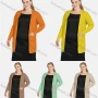 Wholesale Women's Casual Long Sleeve Pockets Knitted Plain Cardigan preview