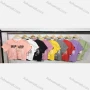 Wholesale Women's Sexy Crew Neck Puff Sleeve Slit Front Letter Graphic Crop Top preview