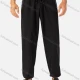Wholesale Men's Loose Sports Waterproof Zip Pockets Dry Fit Breathable Fitness Running Casual Jogger Pant Black Clothing Wholesale Market Liuhua