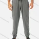 Wholesale Men's Loose Sports Waterproof Zip Pockets Dry Fit Breathable Fitness Running Casual Jogger Pant Gray Clothing Wholesale Market Liuhua