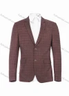 Wholesale Men's Formal Lapel Collar Single Breasted Plaid Multiple Pockets Blazer Jackets - Liuhuamall