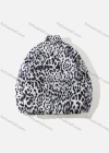 Wholesale Men's Fashion Long Sleeve Stand Collar Leopard Print Puffer Coat 904# - Liuhuamall