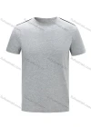 Wholesale Men's Short Sleeve Contrast Striped Casual Style T Shirt - Liuhuamall