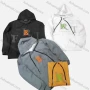 Wholesale Men's Casual Letter Print Drawstring Long Sleeve Kangaroo Pocket Hoodie preview